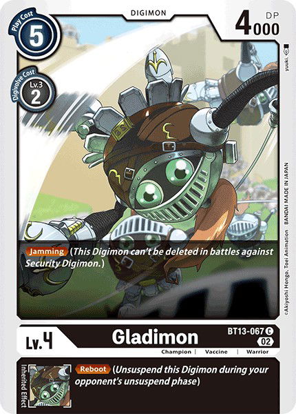 Gladimon BT13-067 Crop image Wallpaper