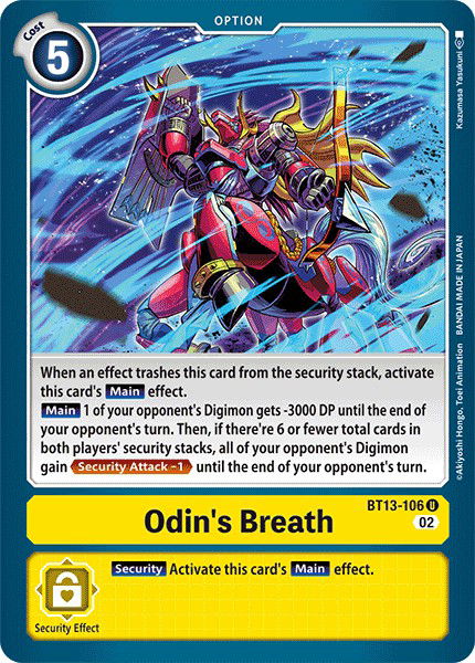 Odin's Breath BT13-106 Crop image Wallpaper