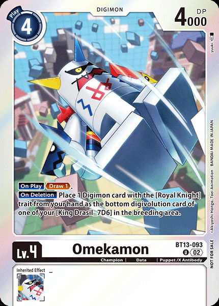 Omekamon BT13-093 Crop image Wallpaper