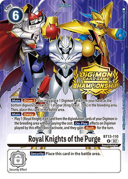 Royal Knights of the Purge BT13-110 Crop image Wallpaper