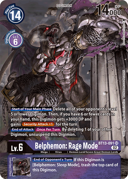 Belphemon: Rage Mode BT13-091 Full hd image