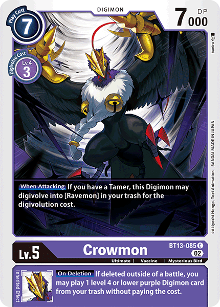 Crowmon BT13-085 Full hd image