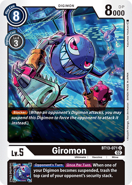 Giromon BT13-071 Full hd image