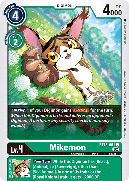 Mikemon BT13-051 Full hd image