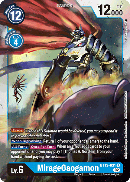 MirageGaogamon BT13-031 Full hd image