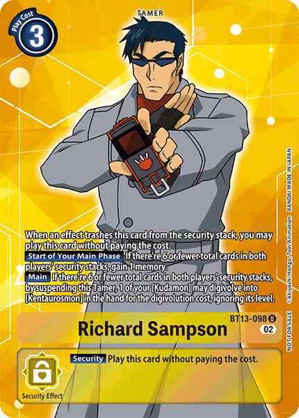 Richard Sampson BT13-098 Full hd image