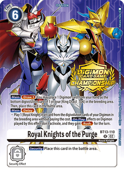 Royal Knights of the Purge BT13-110 Full hd image