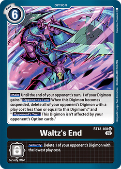 Waltz's End BT13-108 image