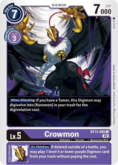 Crowmon Full hd image