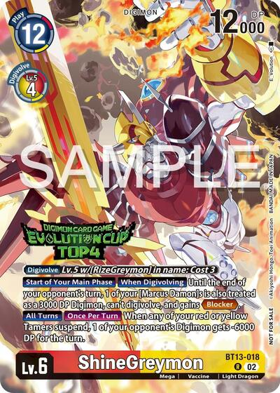 ShineGreymon - BT13-018 Full hd image