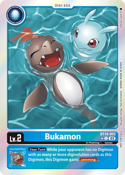 Bukamon BT14-002 Crop image Wallpaper