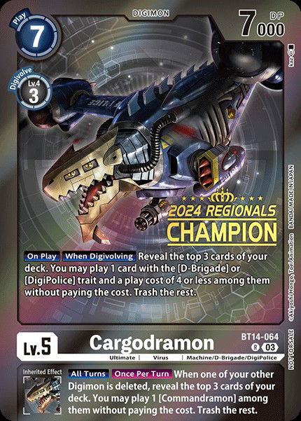 Cargodramon BT14-064 Crop image Wallpaper