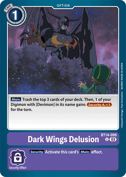 Dark Wings Delusion BT14-099 Crop image Wallpaper