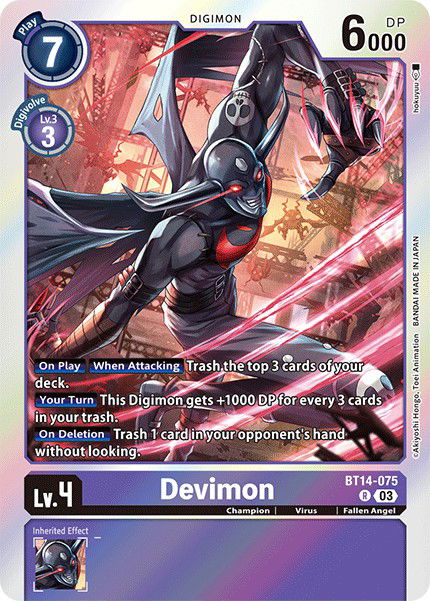 Devimon BT14-075 Crop image Wallpaper