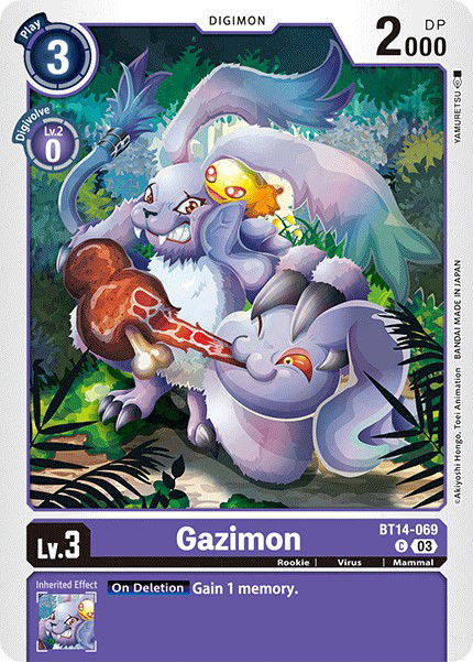 Gazimon BT14-069 Crop image Wallpaper