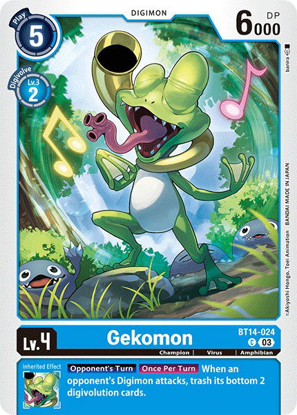 Gekomon BT14-024 Crop image Wallpaper