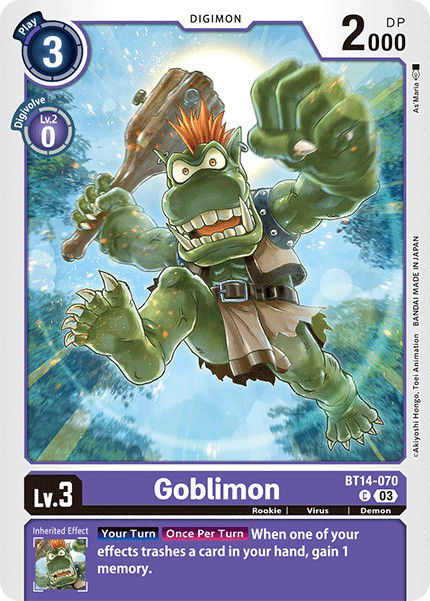 Goblimon BT14-070 Crop image Wallpaper