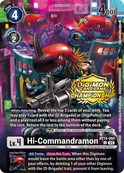 Hi-Commandramon BT14-060 Crop image Wallpaper