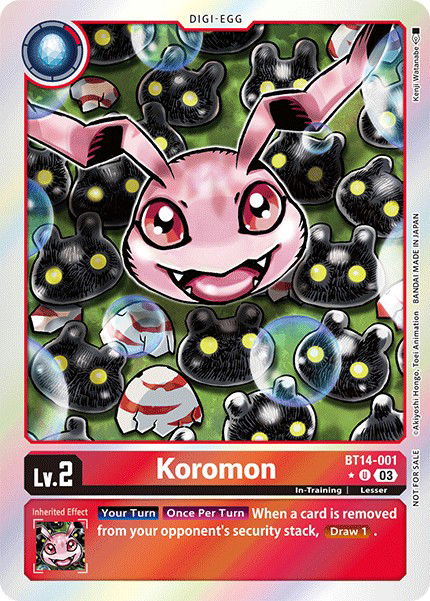 Koromon BT14-001 Crop image Wallpaper