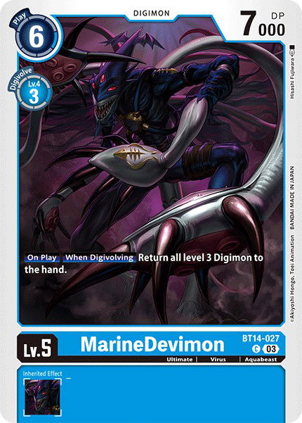 MarineDevimon BT14-027 Crop image Wallpaper