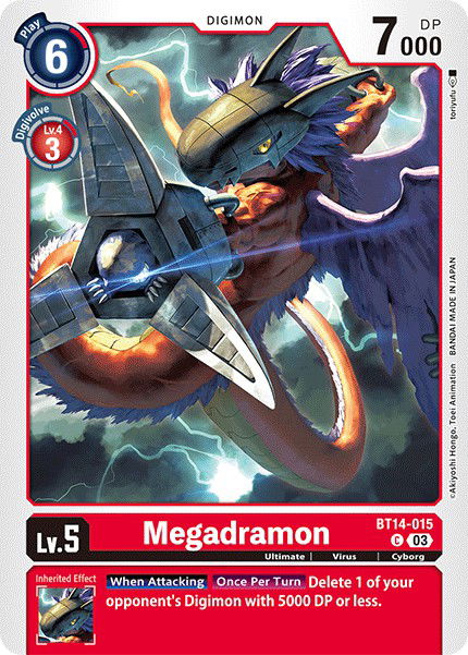 Megadramon BT14-015 Crop image Wallpaper