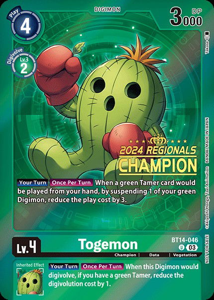 Togemon BT14-046 Crop image Wallpaper