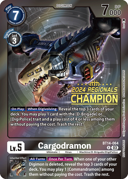 Cargodramon BT14-064 Full hd image