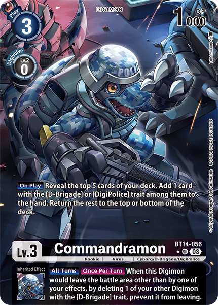 Commandramon BT14-056 Full hd image