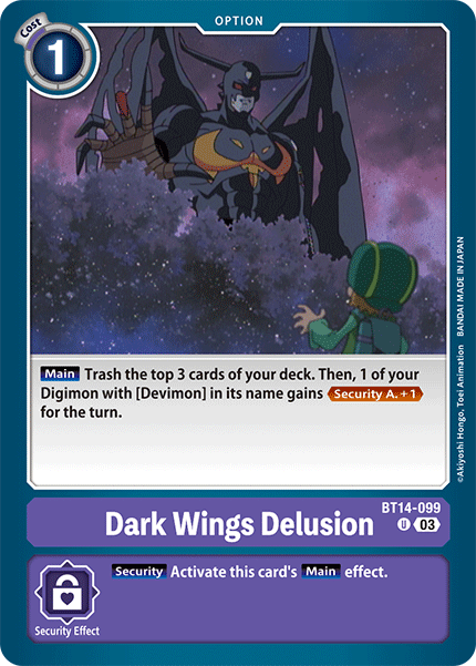 Dark Wings Delusion BT14-099 Full hd image