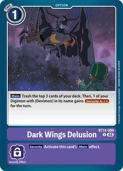 Dark Wings Delusion BT14-099 image