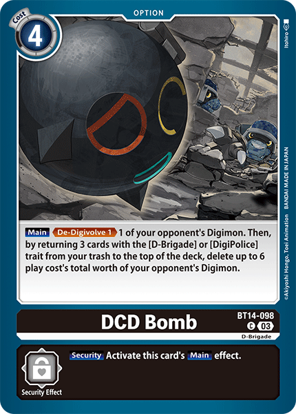 DCD Bomb BT14-098 Full hd image