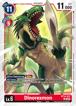 Dinorexmon BT14-017 image