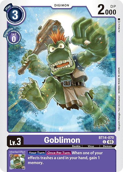 Goblimon BT14-070 Full hd image