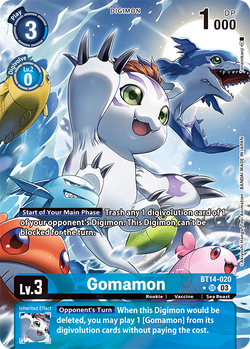 Gomamon BT14-020 image