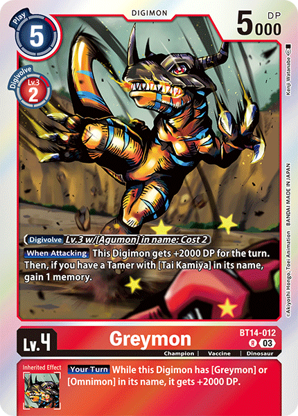 Greymon BT14-012 Full hd image