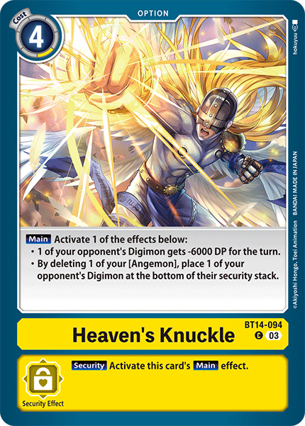 Heaven's Knuckle BT14-094 Full hd image