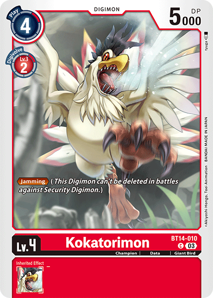 Kokatorimon BT14-010 Full hd image