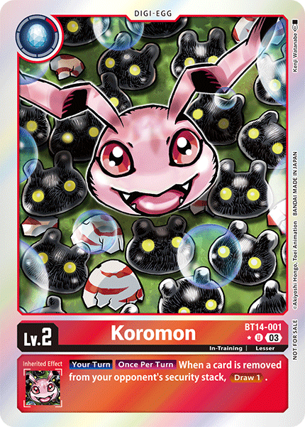 Koromon BT14-001 Full hd image