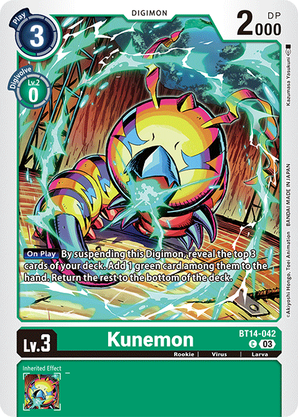 Kunemon BT14-042 Full hd image