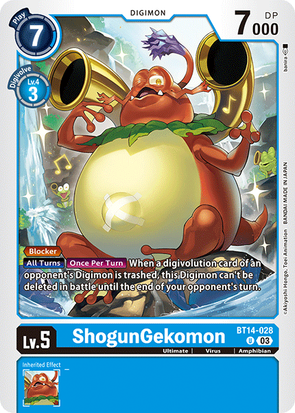 ShogunGekomon BT14-028 Full hd image