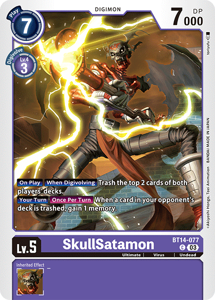 SkullSatamon BT14-077 Full hd image