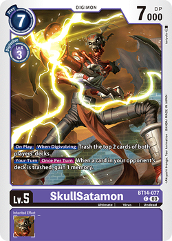 SkullSatamon BT14-077 image