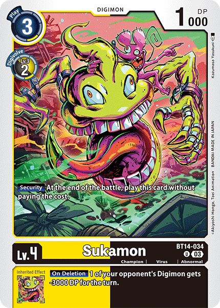 Sukamon BT14-034 Full hd image