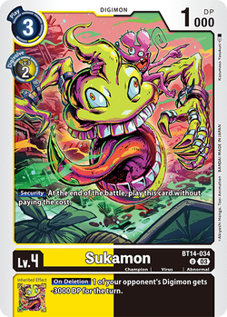 Sukamon BT14-034