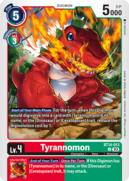 Tyrannomon BT14-013 Full hd image