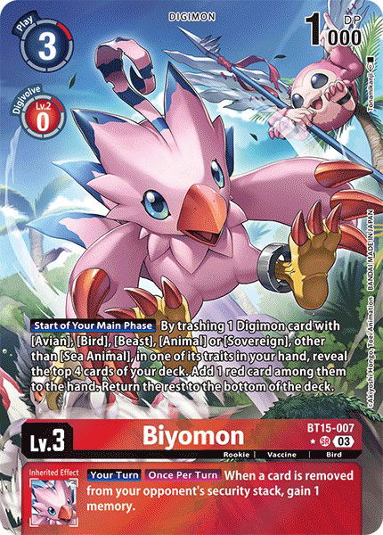 Biyomon BT15-007 Crop image Wallpaper