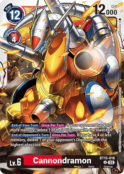 Cannondramon BT15-018 Crop image Wallpaper