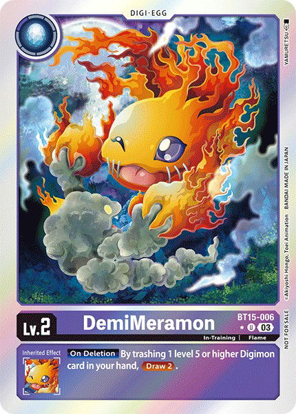 DemiMeramon BT15-006 Crop image Wallpaper