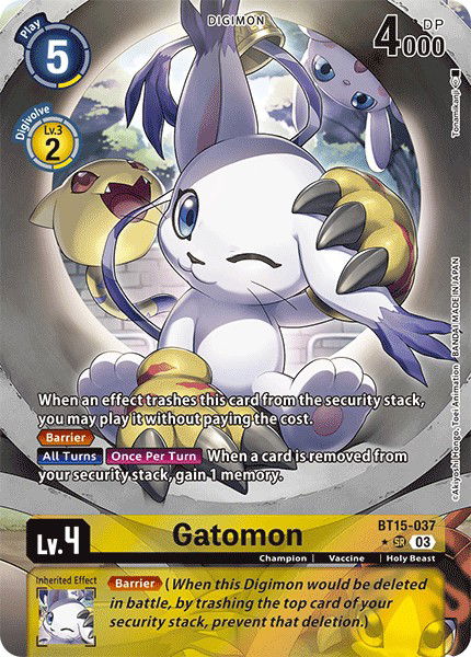 Gatomon BT15-037 Crop image Wallpaper