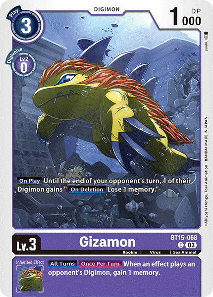 Gizamon BT15-068 Crop image Wallpaper